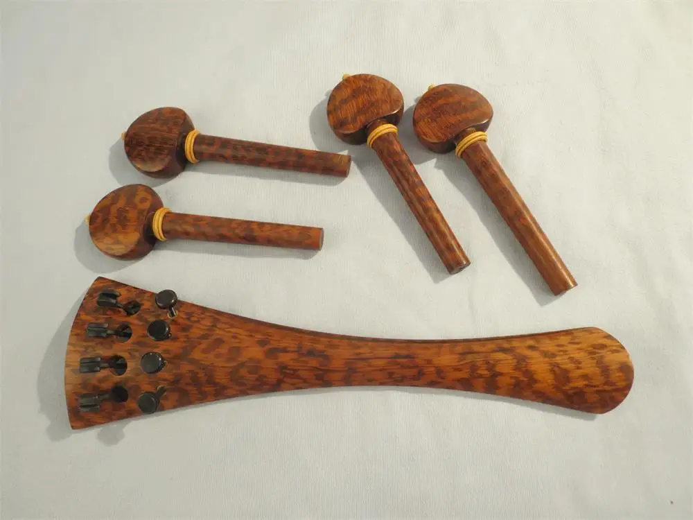 

1 set grade cello parts snakewood cello tailpiece,pegs