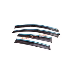 4PCS Plastic Exterior Side Window Deflector For Honda CR-V CRV 2017-2018