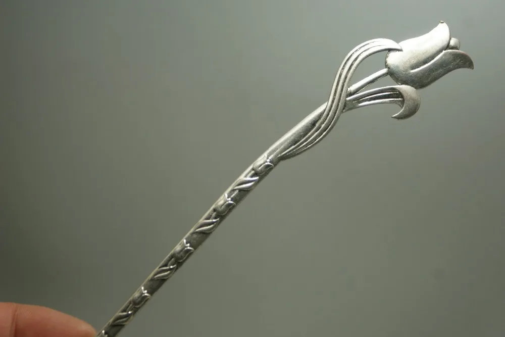 

Free shipping China exquisite 925 Miao silver silver hairpin old hair design