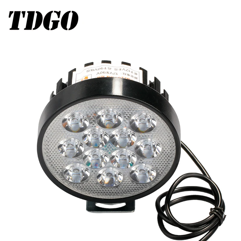 TDGO 1 шт. мотоциклетные светодиодные фары лампы 60 Вт 2400Lm скутеры прожектор 6000 К