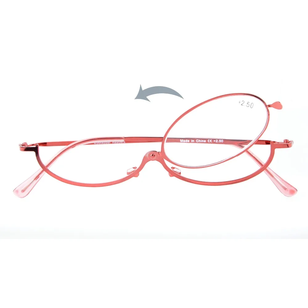 

R1607 Eyekepper Women Making Up Reading Glasses With One Flip up Lenses +1.5/+2.0/+2.5/+2.75/+3.0/+3.5/+4.0