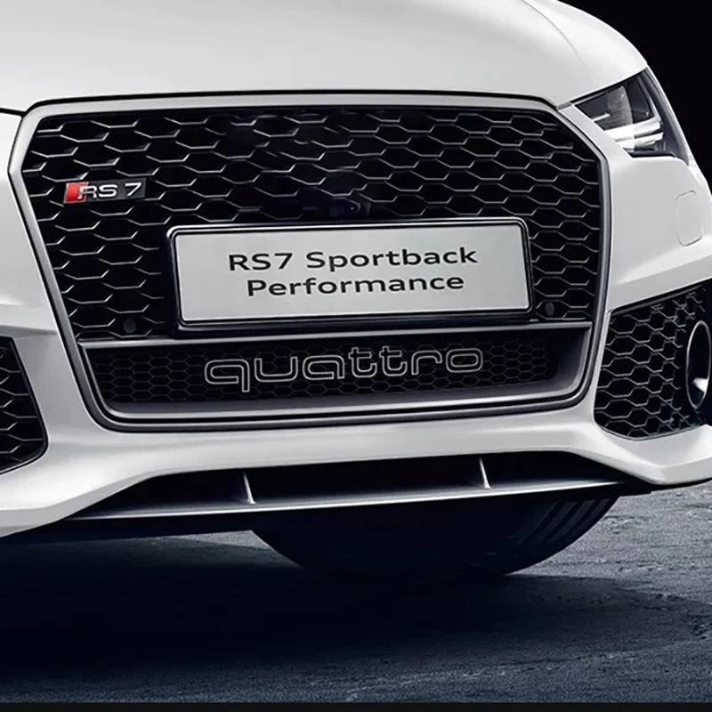 10set High quality Quattro Logo Emblem Badge Car Stick ABS Sticker