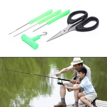 Горячая 5 шт./компл. крюке Rig узел Съемник приманочные набор игл Карп рыболовные приманки ящик для инструментов