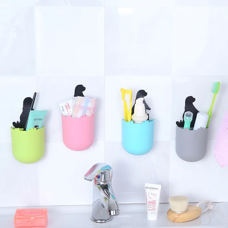 

Multifunctional Sticking type detachable storage box for small sea lion 14*7*4cm free shipping