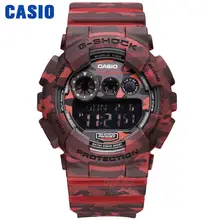Casio watch large dial waterproof shockproof fashion sports electronic waterproof men s watch GD 120CM 4D