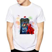 2018 Funny Santa Christmas Funny Doctor Design T-Shirt Summer Short Sleeve Tops New Arrival Casual Tee Shirts