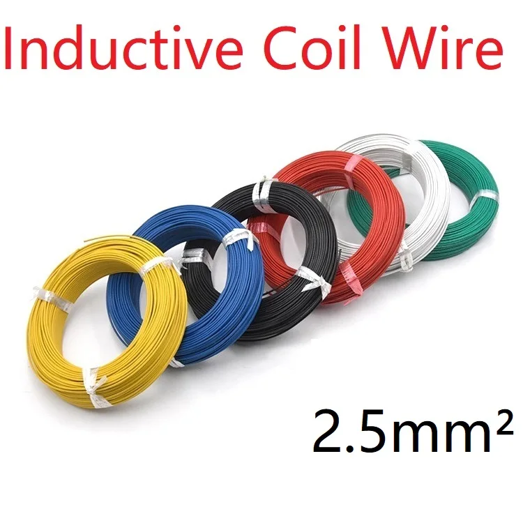

2.5mm Traffic Inductive Coil Wire Vehicle Detector Teflon FEP Relay Electric Gate Signal Control High Temperature Magnetic Cable