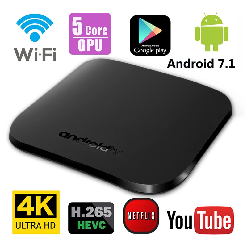 

MECOOL M8S Plus W Smart Android TV Box 7.1 Amlogic S905W Quad Core Mini Media Player 4K DDR3 1GB 8GB 2.4G Wifi Smart Set Top Box