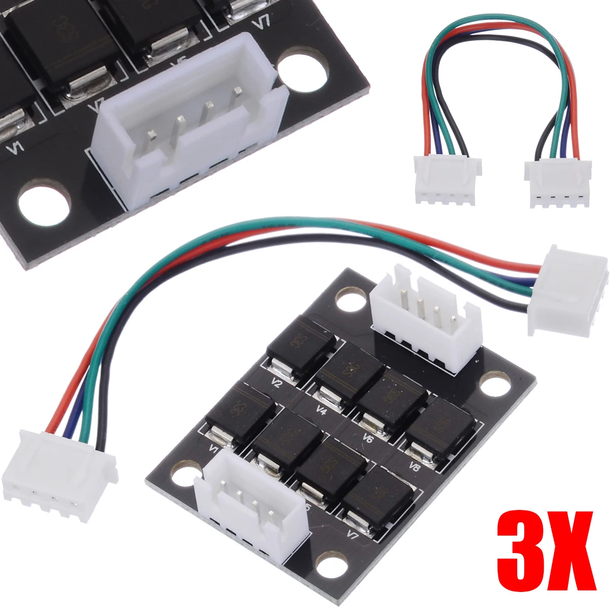 

3pcs/pack 3D Printer TL-Smoother V1.0 Addon Module MKS Smoother with Cable for 3D Printer Stepper Motor Drivers A8 Ender