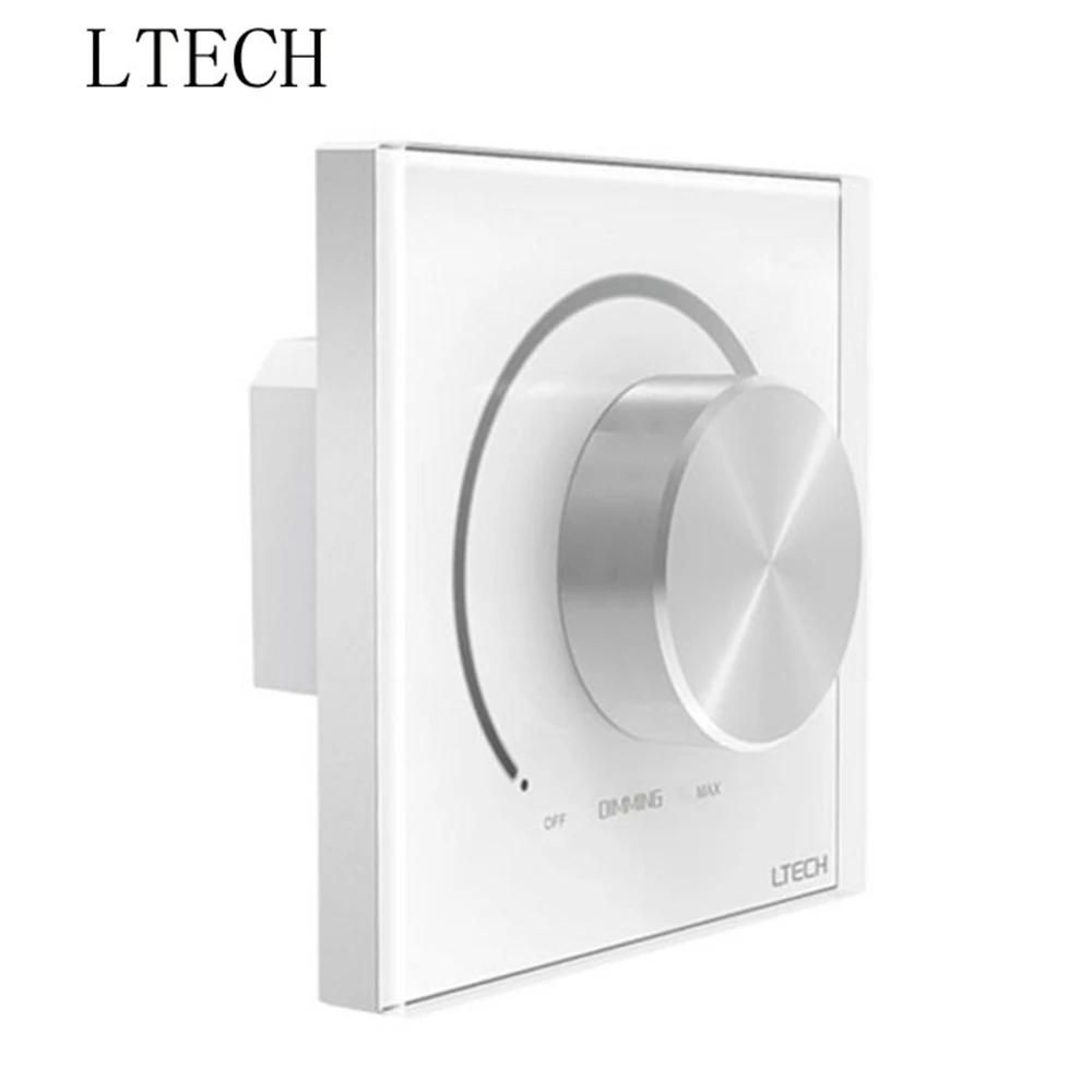 

LTECH E6-DA1 Wall Mount Dali DALI knob LED panel Dimmer Dali LED Switch Controller for led strip COB down light Free ship