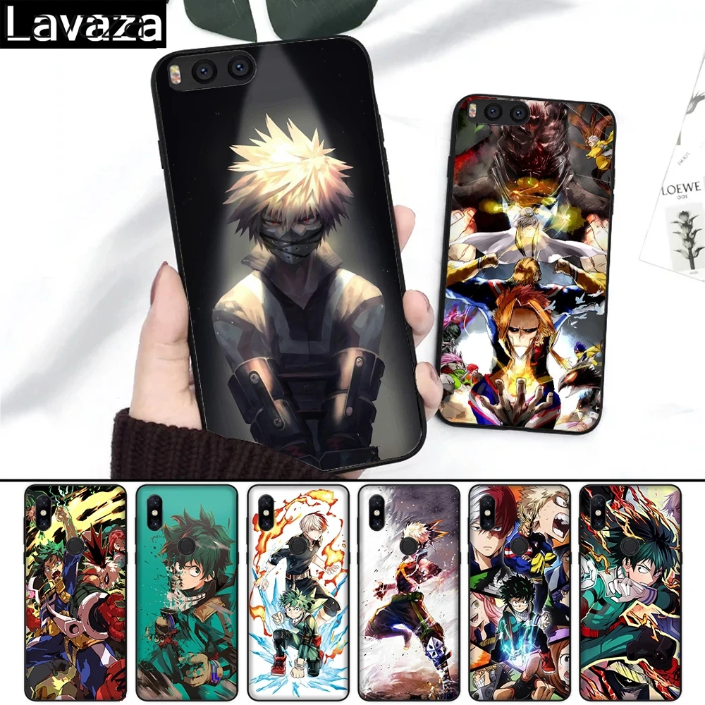 

Lavaza Boku no Hero Academia Pattern Silicone Case for Xiaomi Redmi 4A 4X 5A S2 5 Plus 6 6A Note 4 Pro 7 8 k20 Prime Go