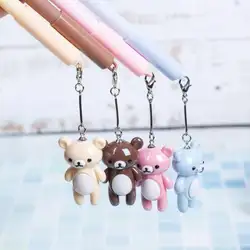 Оптовая продажа 20 шт. Kawaii ручка много милые Rilakkuma кулон гель ручки для школы офис студентов дети стационарный подарок Papelaria оптом