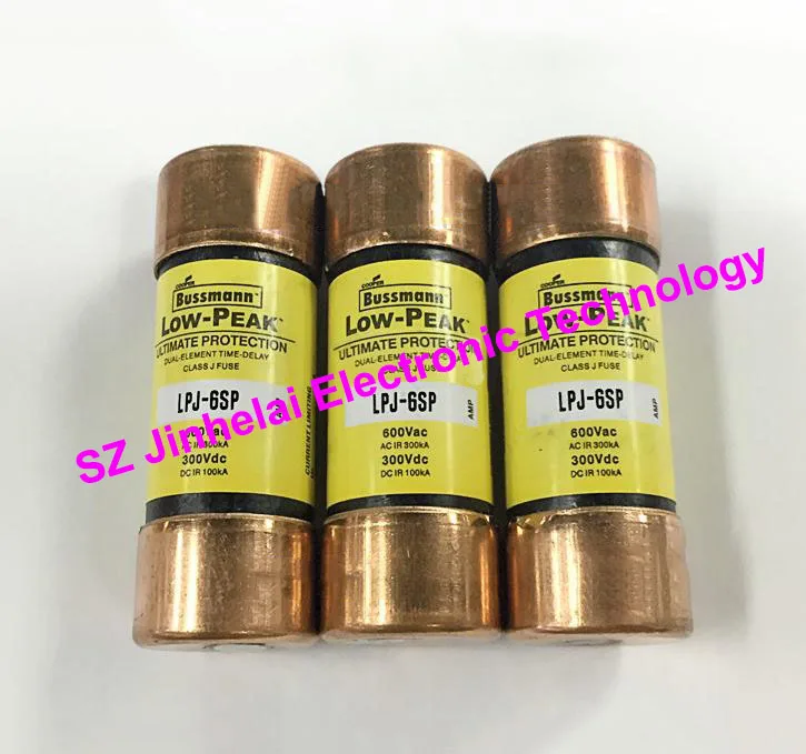 

100%New and original LPJ-6SP BUSSMANN Time-delay Fuses 6A 600V