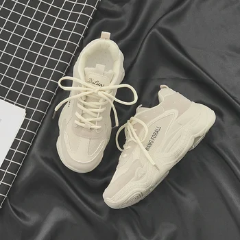 

INS Vintage dad sneakers platform Fashion breathable Outdoor Women casual shoes Girls zapatillas hombre casual tenis masculino