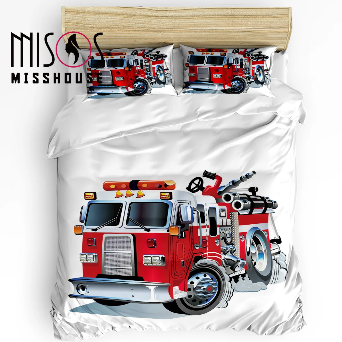 fire truck quilt cover