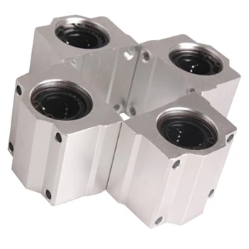 

4 Pcs SC20UU 20mm Aluminum Linear Motion Ball Bearing Slide Bushing for CNC