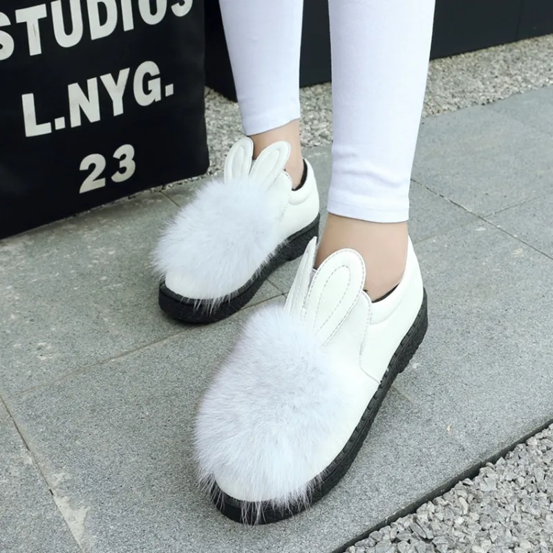 Женские туфли лоферы с бантиком и кроличьими ушками размеры 34 45|loafers slip on|flats