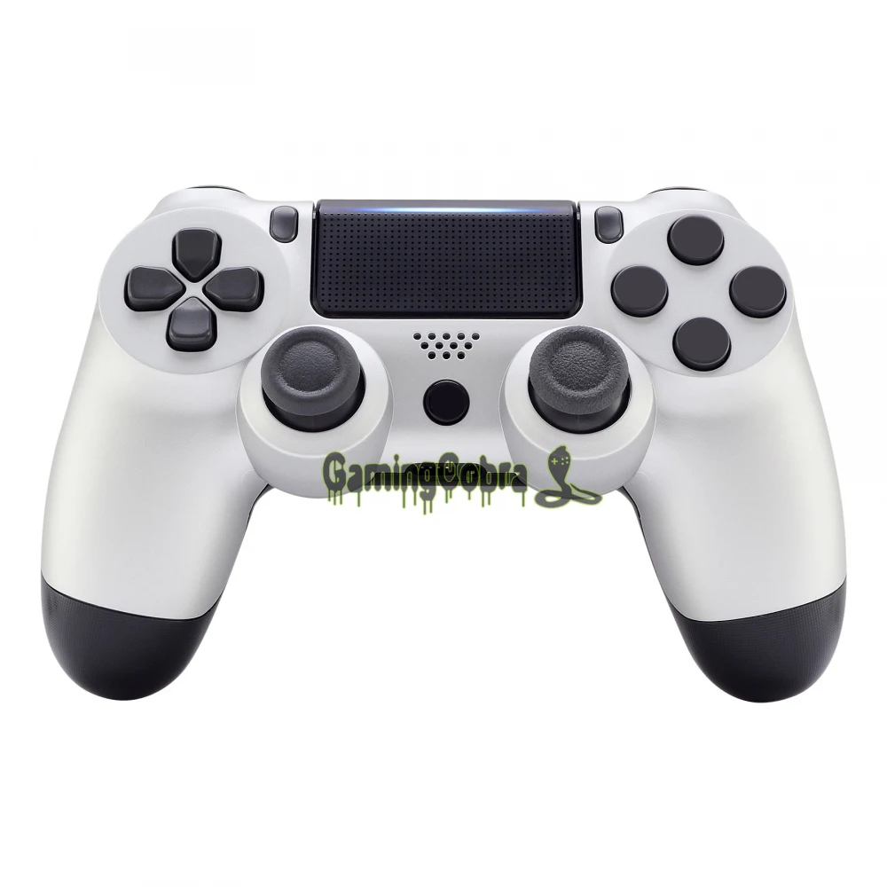 Soft Touch Grip Silver Front Housing Shell Faceplate for