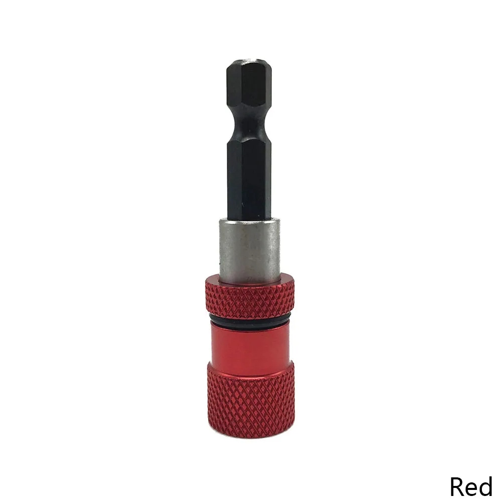 Mini Drill Chucks Blue Quick Release Connecting Rod 6.35mm Shank