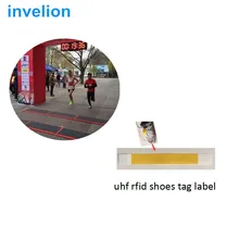 860-960mhz marathon rfid shoe tag epc gen2 iso18000-6c passive sports Athletes shoe tag disposable UHF RFID tag paper sticker