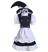 Anime traje de mucama anime trajes para las mujeres traje de la bruja de cuento de hadas princesa traje de la bruja de cosplay fiesta de disfraces