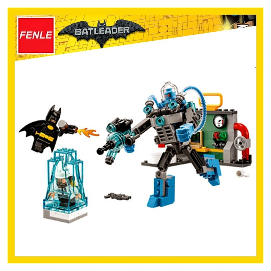 

New Super Heroes Batman Compatible with 07049/ 70901 Mr. Freeze Ice Attack DIY Model Building Kit Blocks Movie Toys for Children
