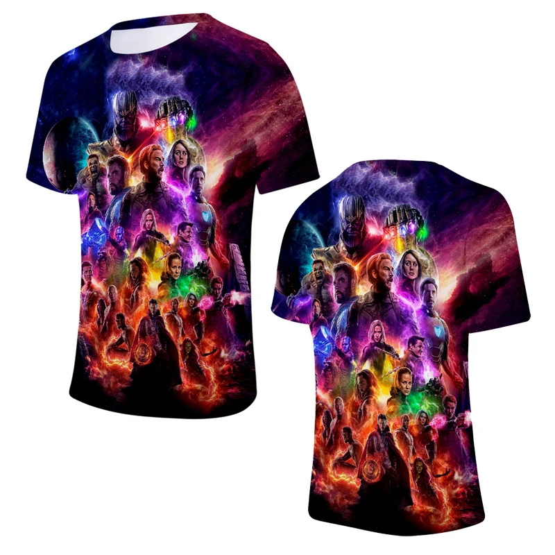 Marvel T Shirt The Avengers Endgame Short Sleeve Quantum Warfare Men/Women 3d Print funny t shirts camiseta Casual 2019 new Tops