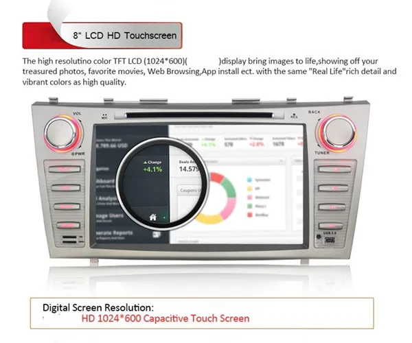 Cheap car radio DVD GPS Android 7.1.2 for toyotaa camry (2007-2011)camary/Aurion+gps navi navigation+radio+audio+stereo car styling 4G 5