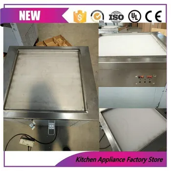 

50 *50 cm single square pan fry ice cream machine with free shipping terms