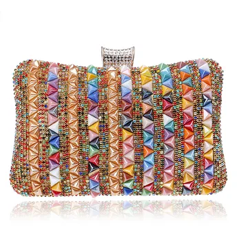 

Women Clutch Bags Evening Handbags Fashion Luxury Rhinestone Crystal Pearl Elegant Wedding Party Lady Purse Shoulder Bag YM1184