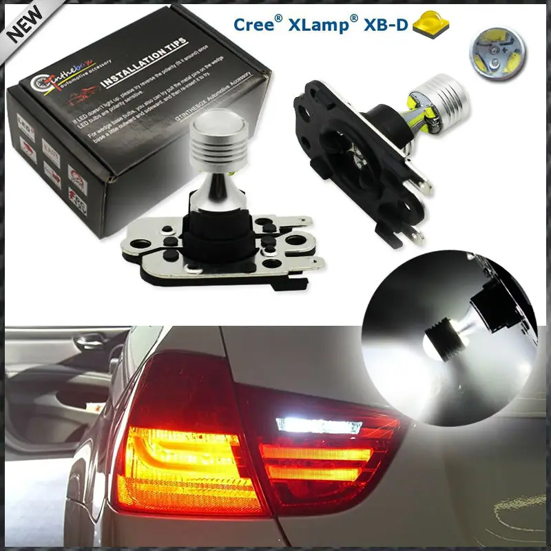 2 шт. высокое Мощность 6 XBD PW16W светодиодный лампы для 2011 2013 LCI BMW E92 328i 335i M3 & 2010 up Audi A7