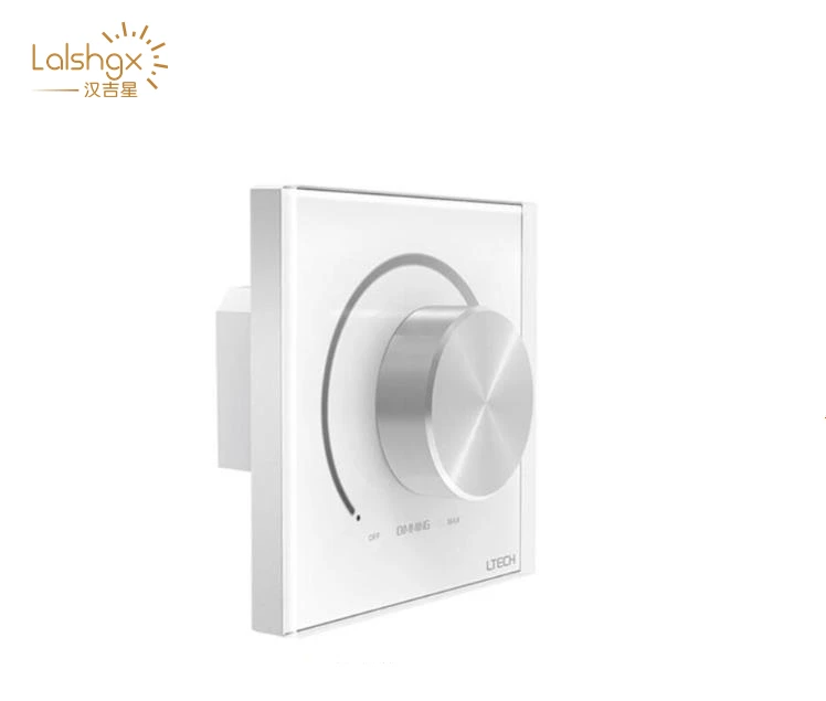 

NEW LTECH E6-DA1 Wall Mount Dali DALI knob LED panel Dimmer Dali LED Switch Controller for led strip COB down light Free ship