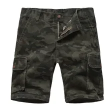 Мужские шорты Карго крутой камуфляж Лето Горячая Распродажа хлопок повседневные мужские короткие штаны Удобная брендовая одежда камуфляж мужские шорты