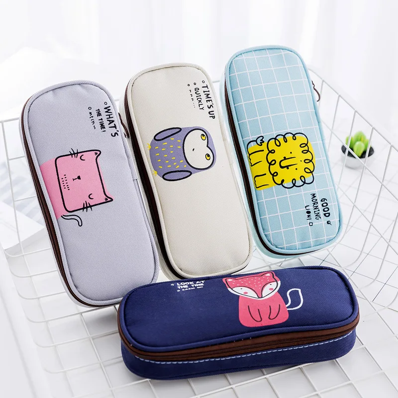 

Student Stationery Multi-function Large-capacity Cartoon Pencil Case Creative Zipper Pencil Case