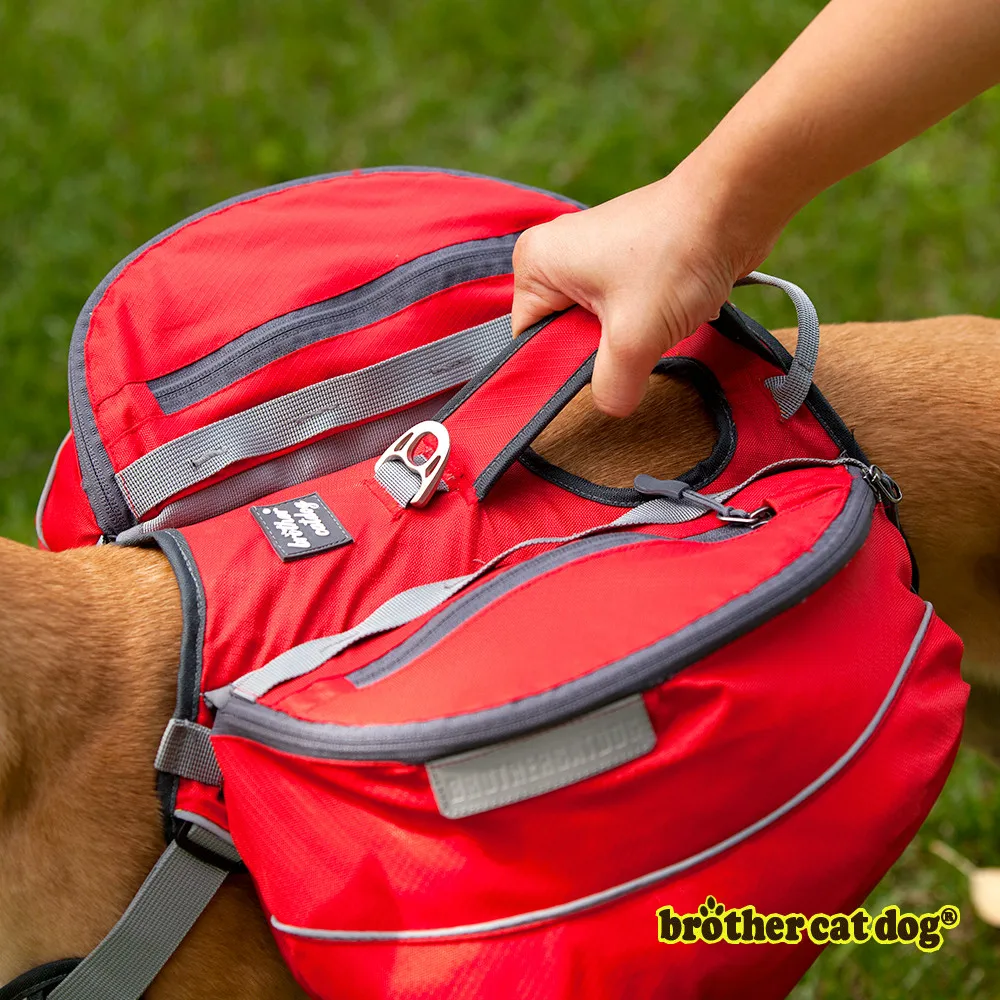 Дизайн, поводок для собак, тренировочный жилет для больших собак, рюкзак для закусок, Регулируемый рюкзак с подкладкой, водонепроницаемый жилет для путешествий