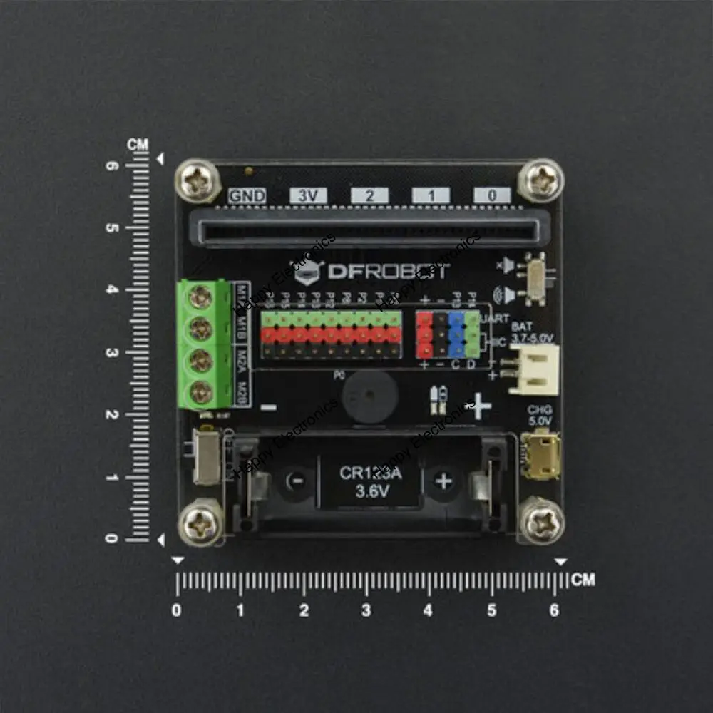 DFRobot Micro: IO-BOX Плата расширения для micro: бит с 2 способа драйвера двигателя IO IEC последовательный порт литий-ионный аккумулятор коробка стабильная зарядка