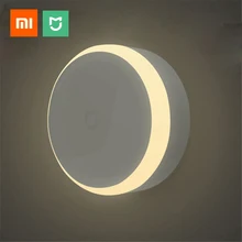 Xiaomi Mijia светодиодный коридор ночник инфракрасный пульт дистанционного управления датчик движения тела Smar домашняя Ночная лампа Магнитный умный