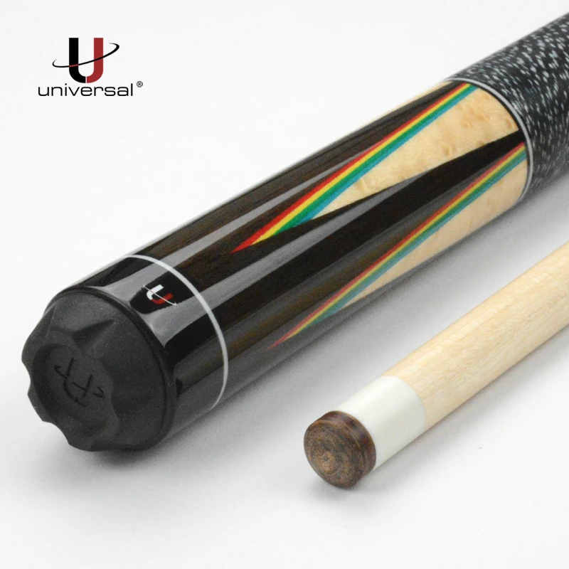 UNIVERSAL Pool Cue Kit Stick with Case 4 Pieces in 1 Technology Butt 12