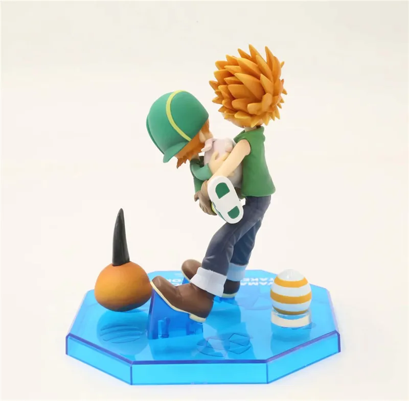 Anime Digital Monster Ishida Yamato Takaishi Takeru Punimon  Action Figure Toys Digimon Adventure Figuras Dolls Brinquedos Gift 10cm (1)