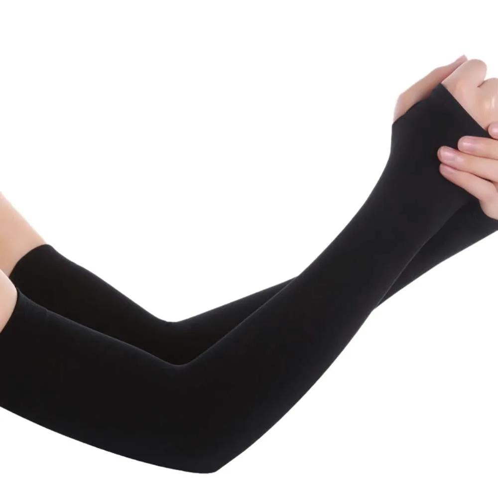 1 Pair Cooling Athletic Sport Skins Arm Sleeves Sun Protective UV Cover  Outdoor Sport Running Cycling Arm Warmers ST