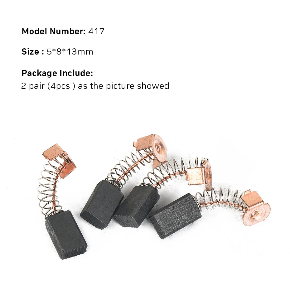 5mmX8mmX13mm щетка углеродная Мощность инструмент мотора угольные щётки, а также смазывайте механизм dremel аксессуары универсальный электродвигатель