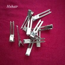 100 шт. № 4 волос защелкивающиеся зажимы шпилька для волос заколки для волос аксессуары заколки Нержавеющее гальваническое покрытие