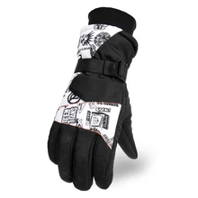 1 пара теплые варежки Зимние мужские лыжные перчатки для сноуборда ветрозащитные водонепроницаемые нескользящие перчатки для катания на лыжах