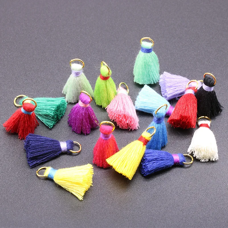 Small Mini Tassels 10pcs/lot for Garments 18 colors 15CM Artificial Tassel DIY Home Decoration 2019 New Arrival |