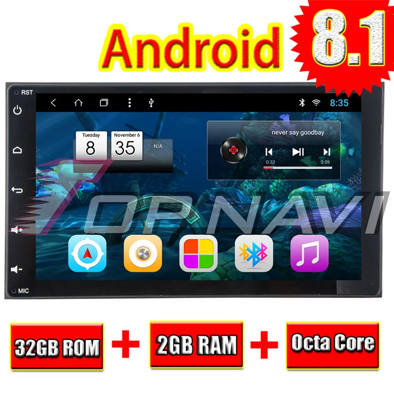 android 6.0 car stereo 2 din quad core For Toyota Sienna 2013