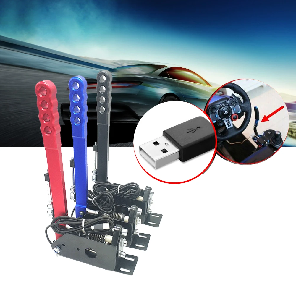 

14Bit Parts Easy Install Drifting Adjustable Height Universal USB Handbrake Clamp Sensor PC Auto For Racing Games G27 G29
