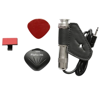 

1Pc Guitar Pickup Piezoelectric Contact Microphone Pickup Guitar Violin Banjo Ukulele Guitar Accessories