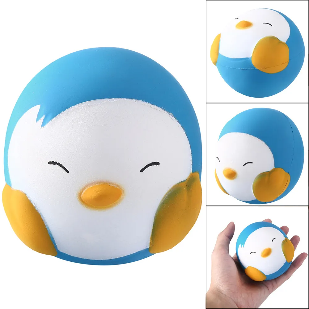 Мягкие игрушки Kawaii мультяшный Пингвин медленно поднимающаяся кукла