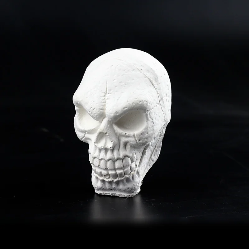 Силиконовая свечная форма ручной работы с 3d черепом инструмент для изготовления