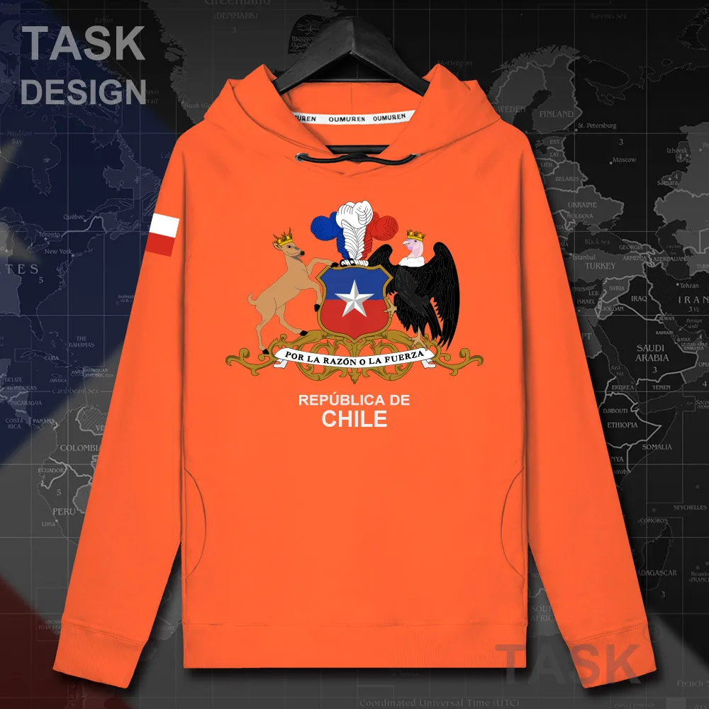 Чили CL CHL Чилийская Мужская толстовка пуловеры толстовки Мужская толстовка уличная одежда хип хоп Национальный спортивный костюм осеннее